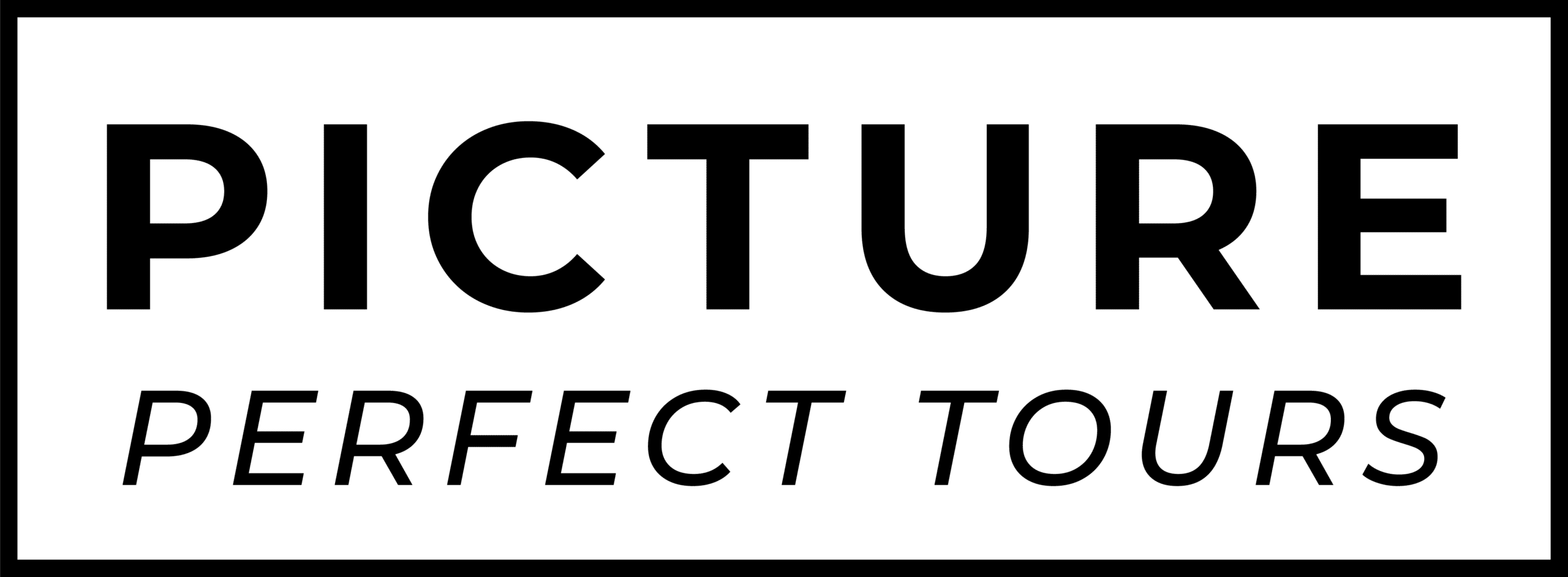 Picture Perfect Tours Black logo updated